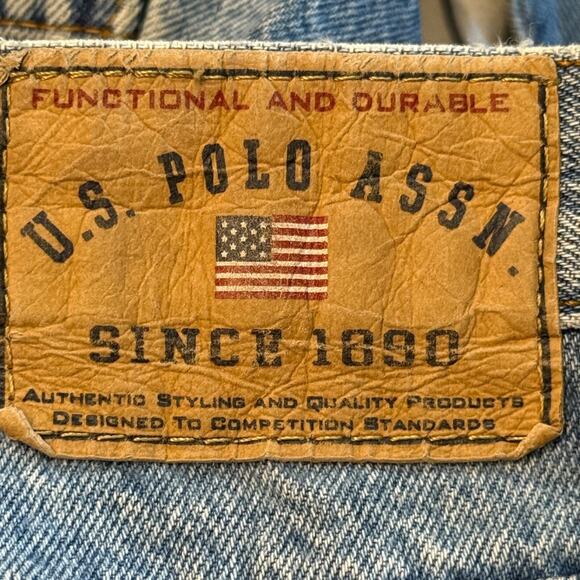 Vintage U S. Polo ASSN Jeans Mens Baggy 36x31 Y2K Medium Wash - Picture 4 of 9